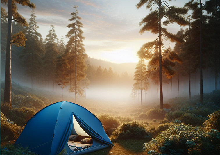 Telt : Outwell Cloud 5 Blue