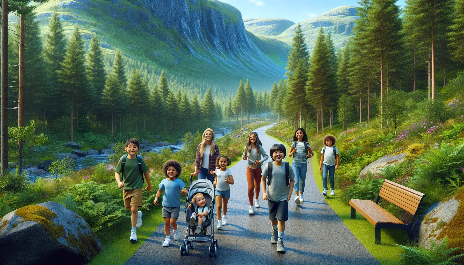 De beste barnevennlige turstiene i norge &ndash; guide, regiontips og vognvennlige ruter &ndash; illustrasjon 1