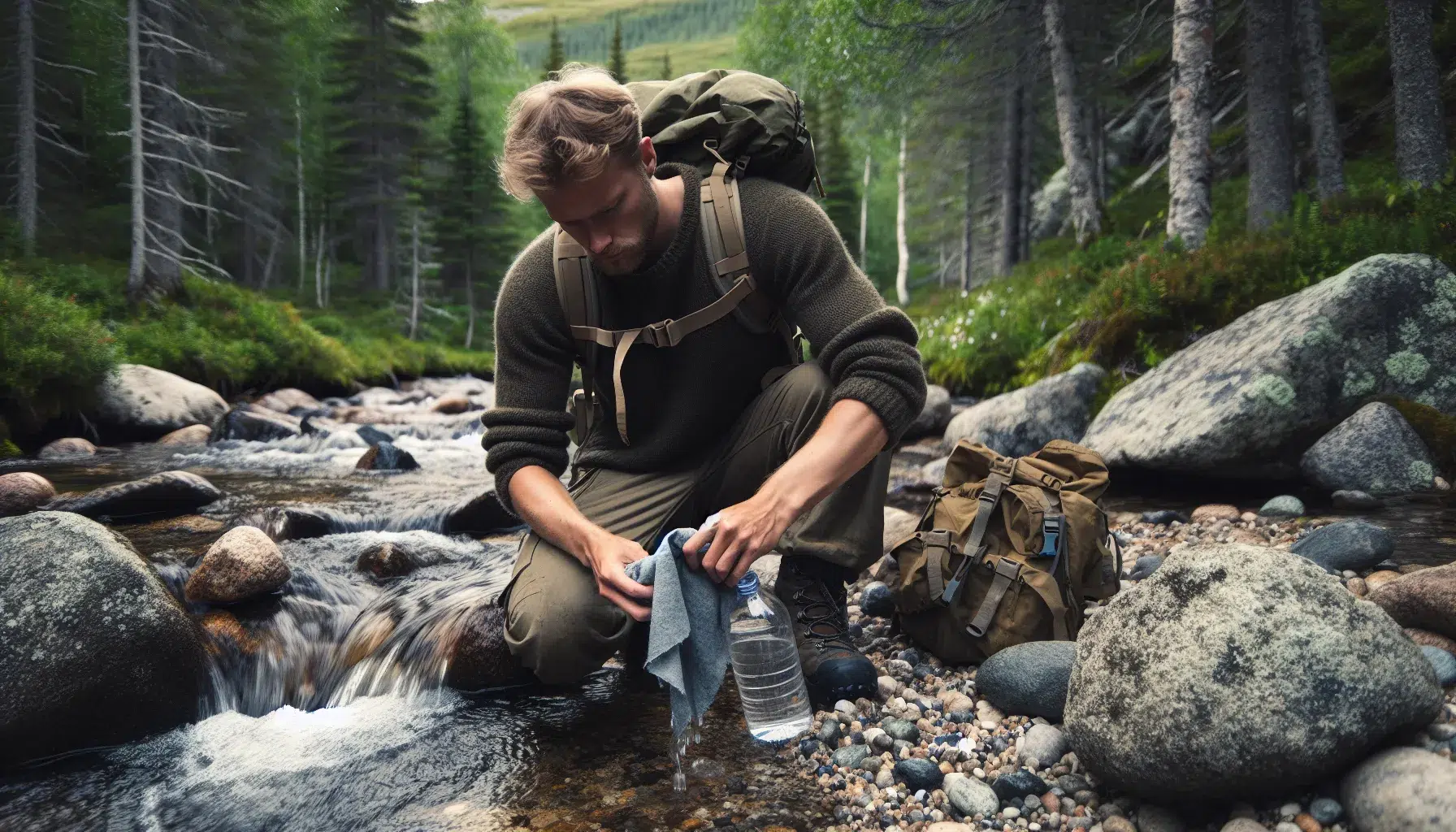 De beste teknikkene for &aring; filtrere vann i naturen: trygt drikkevann med filter, koking og uv &ndash; illustrasjon 2