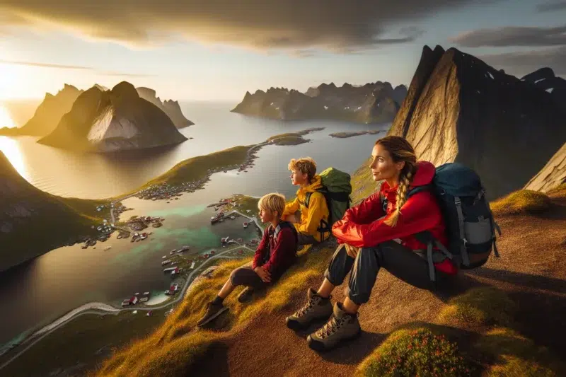 Fjellturer i lofoten: ryten, yttersandheia og helvetestinden