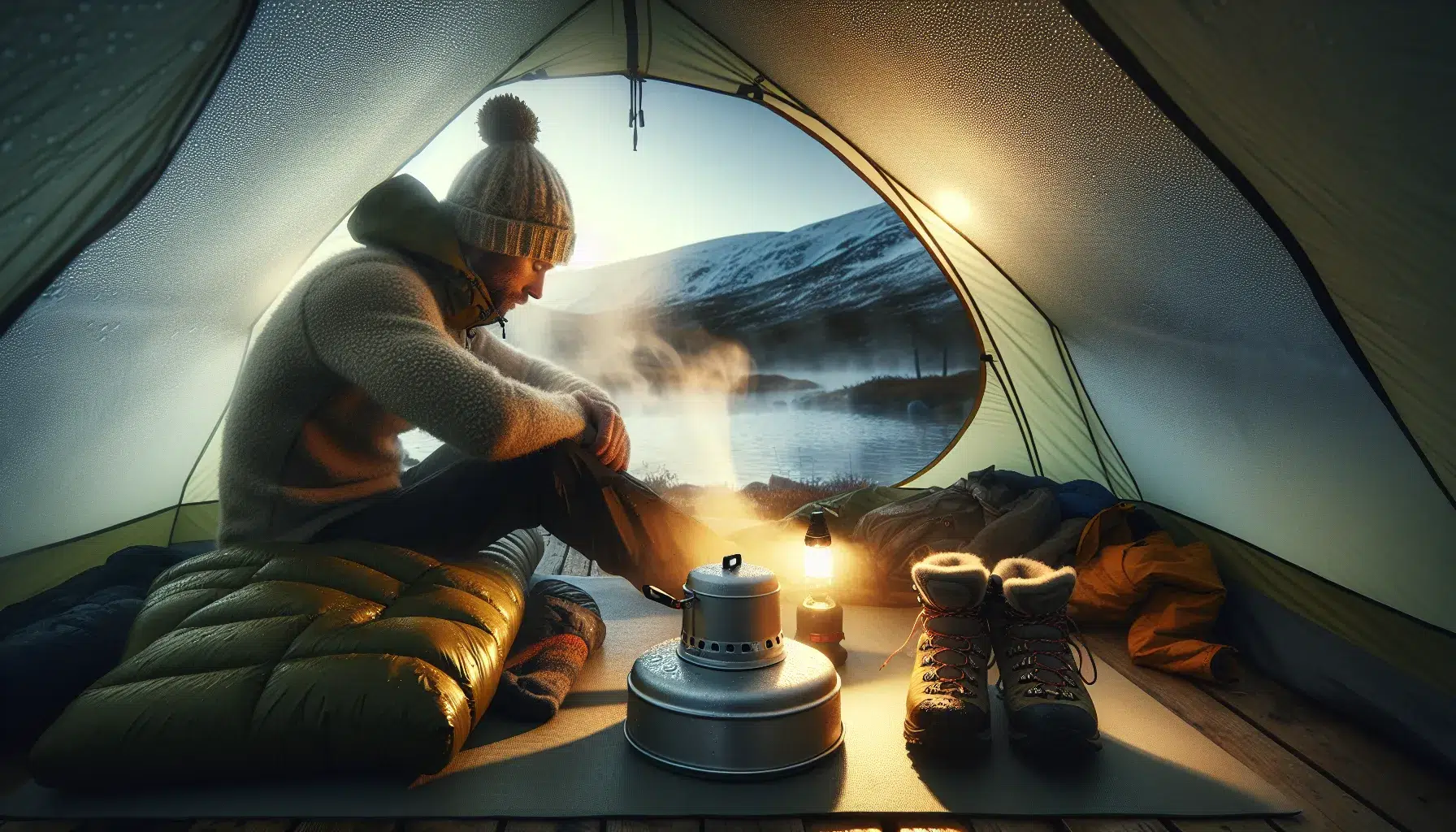 Tips for å unngå kondens i teltet – illustrasjon 1