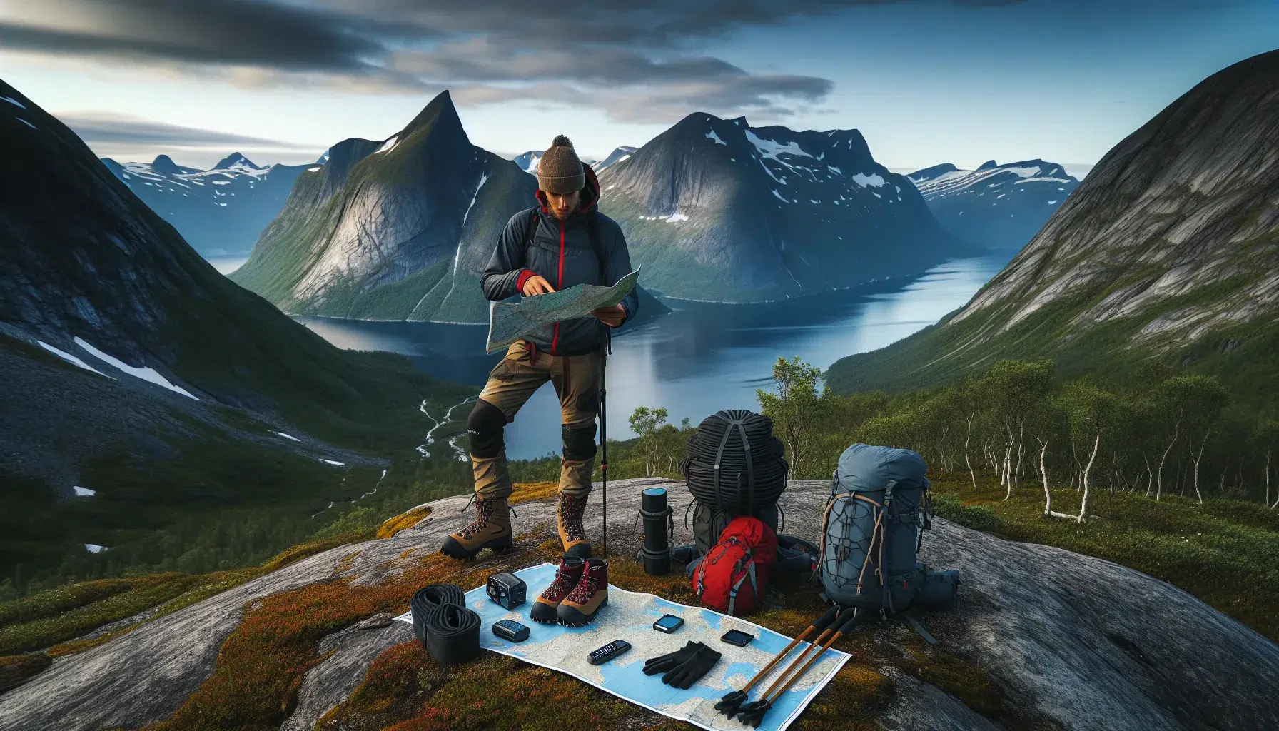 Utforsk sunnmørsalpene: slogen og saksa – illustrasjon 2