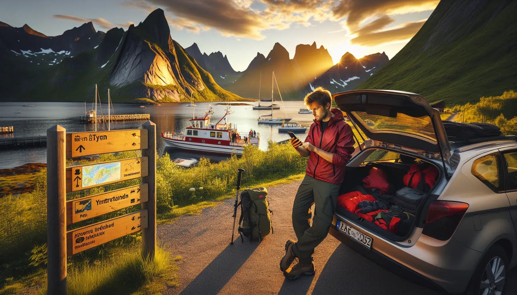 Fjellturer i lofoten: ryten, yttersandheia og helvetestinden 3 Fjellturer i lofoten: ryten, yttersandheia og helvetestinden – illustrasjon 2