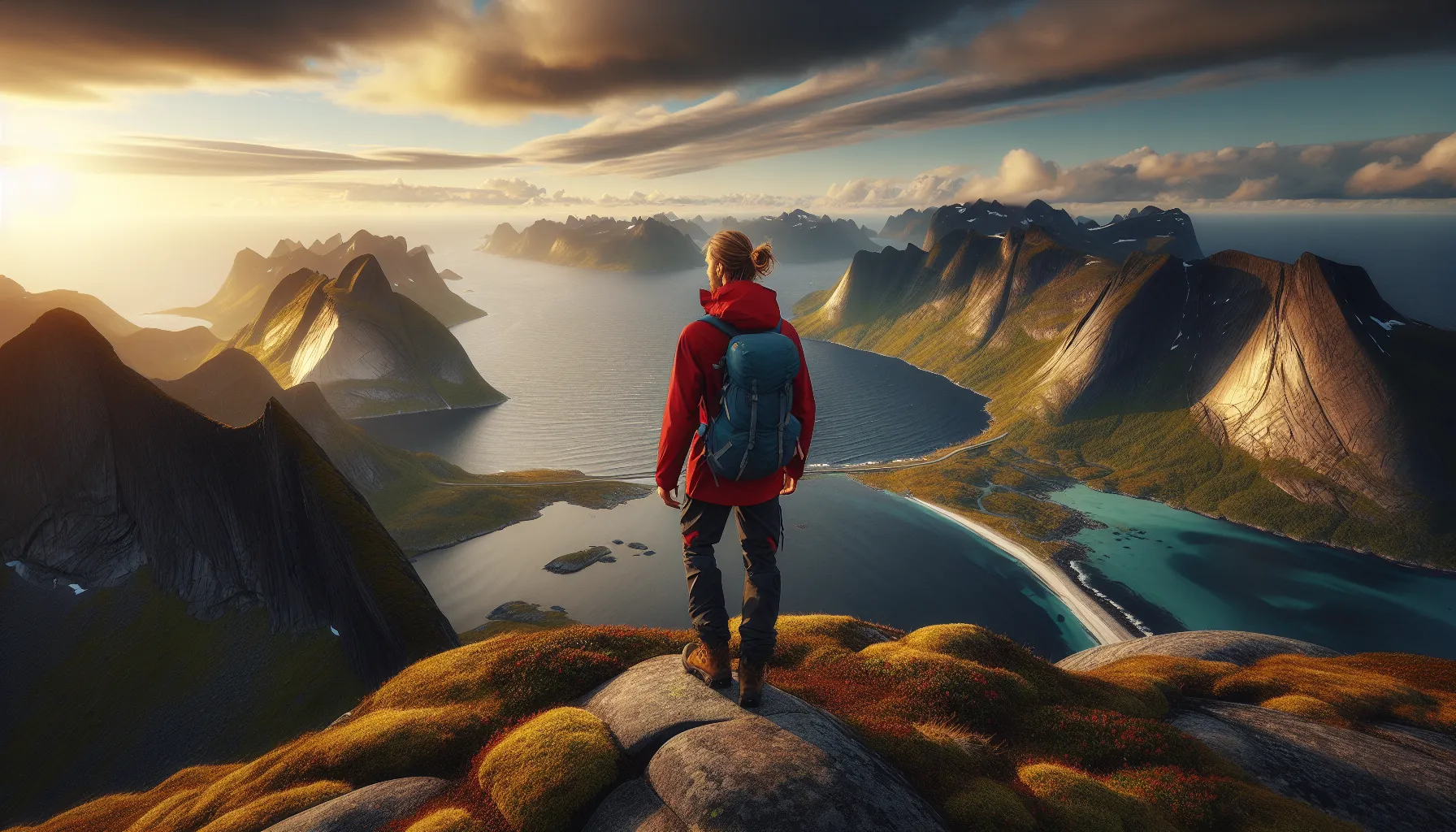 Fjellturer i lofoten: ryten, yttersandheia og helvetestinden 2 Fjellturer i lofoten: ryten, yttersandheia og helvetestinden – illustrasjon 1